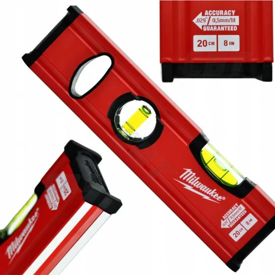 Nivela (boloboc) subtire Slim Box magnetica, 20cm (4932478897), MILWAUKEE [4]