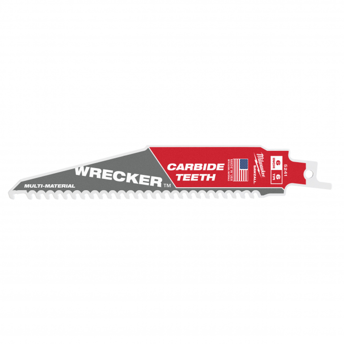 Panza multimaterial fierastrau sabie HEAVY DUTY WRECKER cu dinti din carbura, 150x6TPI, 48005241 Milwaukee, MILWAUKEE [1]