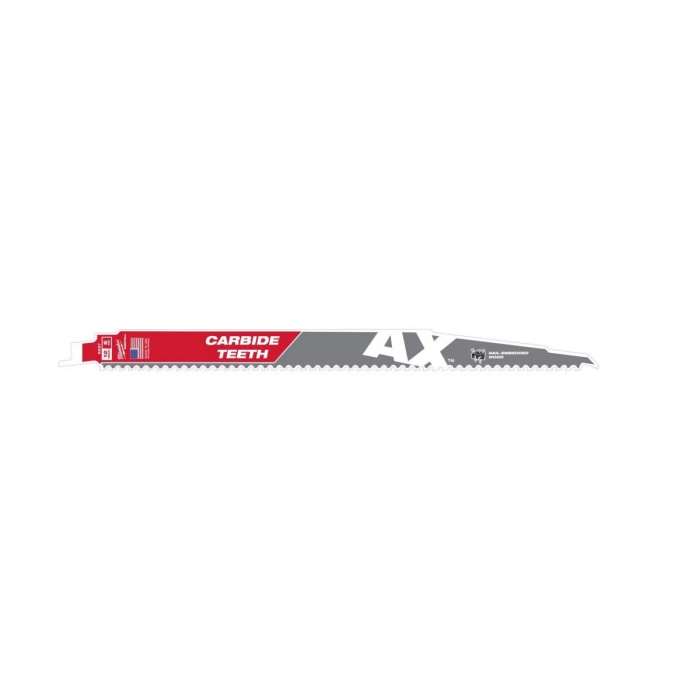 Panza sabie TCT AX, lemn cu cuie, 230mm, 5Tpi, 48005226 Milwaukee, MILWAUKEE [2]