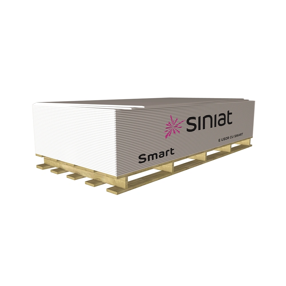 Placa gips carton Siniat Nida Smart, interior, 12.5 x 1200 x 2600 mm [2]