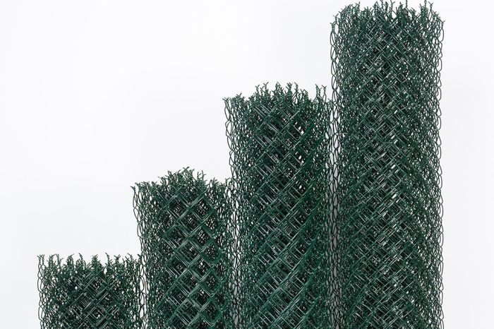 Plasa gard impletita plastifiata O2.8, verde RAL6005 - 1.5mx10m, dimensiune ochiuri 55x55mm [6]