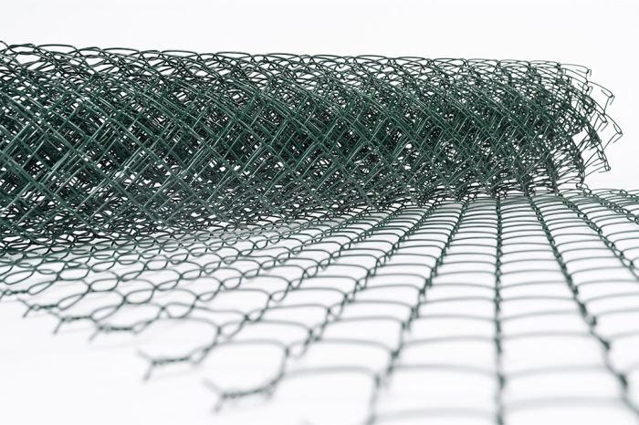 Plasa gard impletita plastifiata O2.8, verde RAL6005 - 1.5mx10m, dimensiune ochiuri 55x55mm [2]