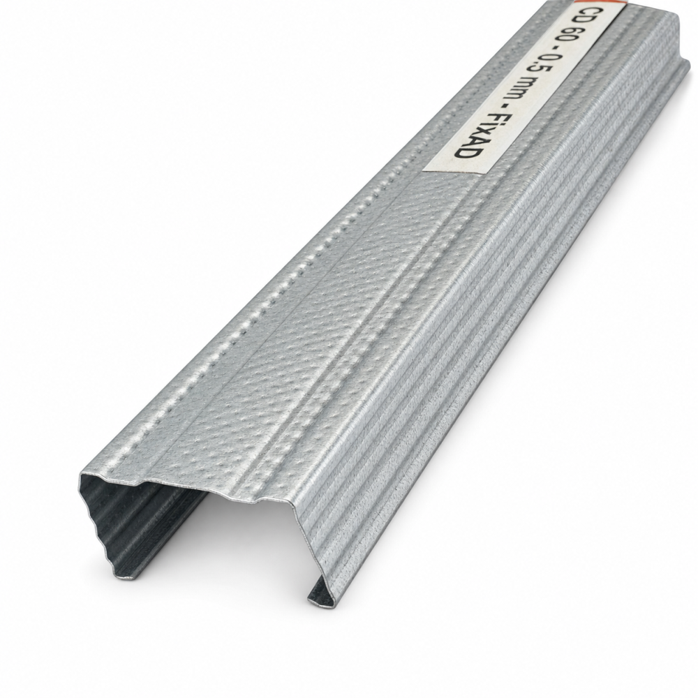 Profil gips-carton STANDARD CD60 x 0.50mm x 3m, FixAD [5]