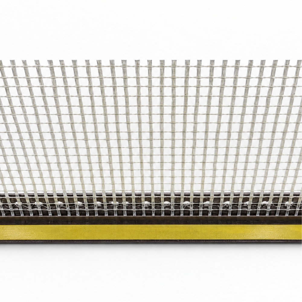 Profil PVC cu plasa si banda de etansare fereastra, maro, 160gr, 2500 mm - FixAD [3]