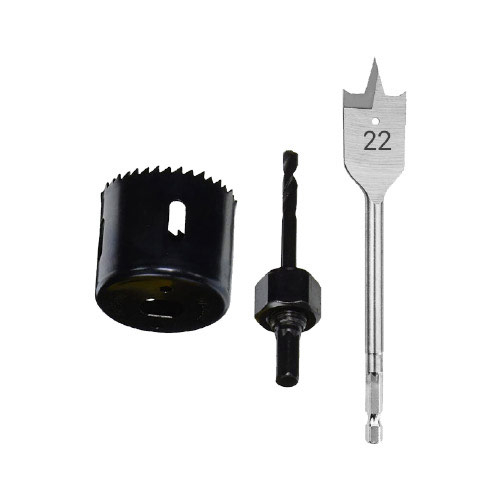 RODEX SET BURGHIU PLAT PENTRU LEMN PENTRU UŞA 22MM-48MM (ABFT2248)(60) [1]