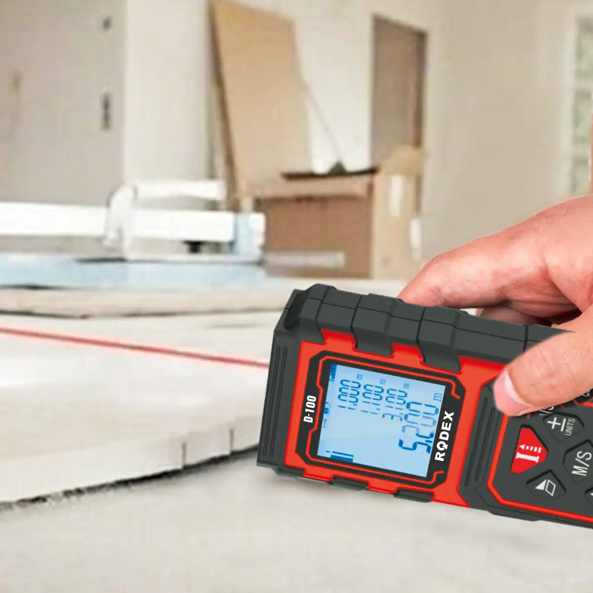 Telemetru cu laser, 40M, IP54, impact carcasa rezistenta (MTL40) - Rodex [4]