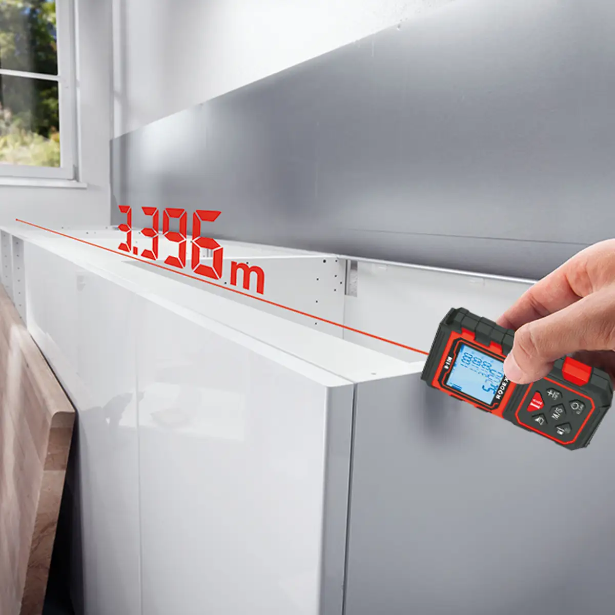Telemetru cu laser, 40M, IP54, impact carcasa rezistenta (MTL40) - Rodex [3]