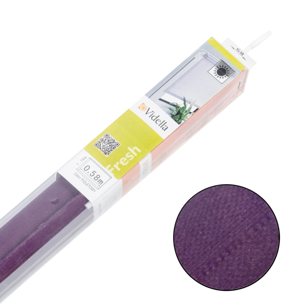 Rolete mini fresh MS-05, culoare mov inchis, dimensiuni 45 cm x 160 cm, semi-opac -  Vidella [2]