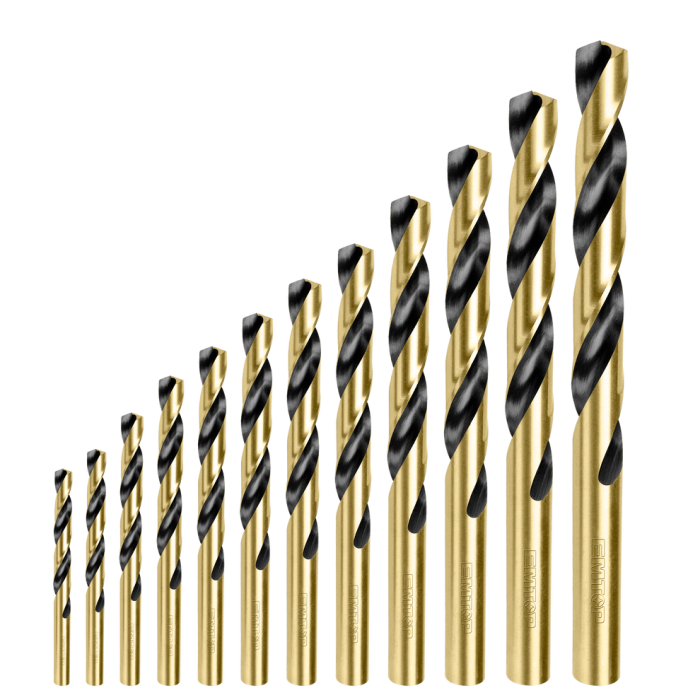 Set 12 burghie HSS twist pentru metal, 2-8mm, EMTOP [5]