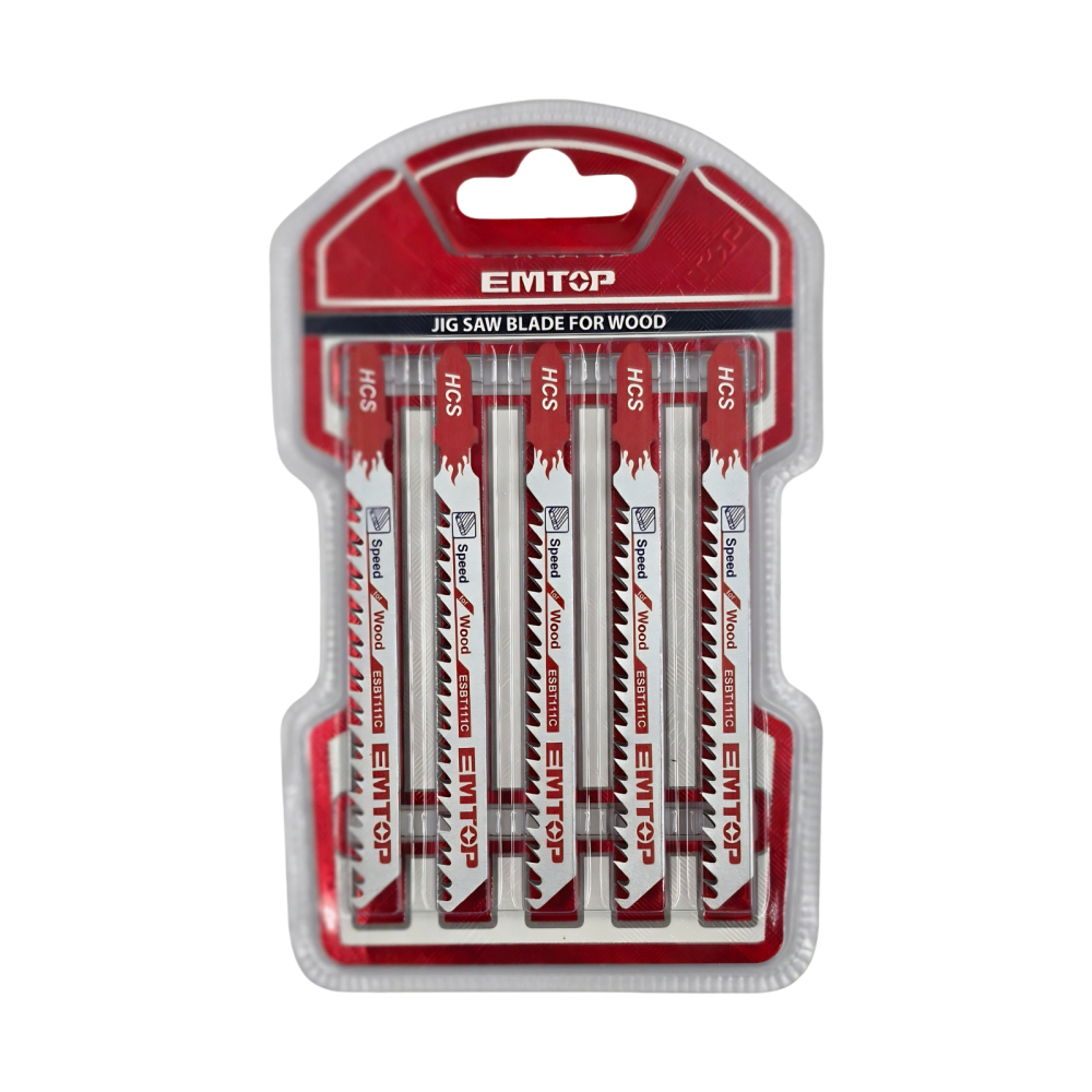 Set 5 lame pentru fiestrau pendular pentru lemn, 74mm - EMTOP [2]