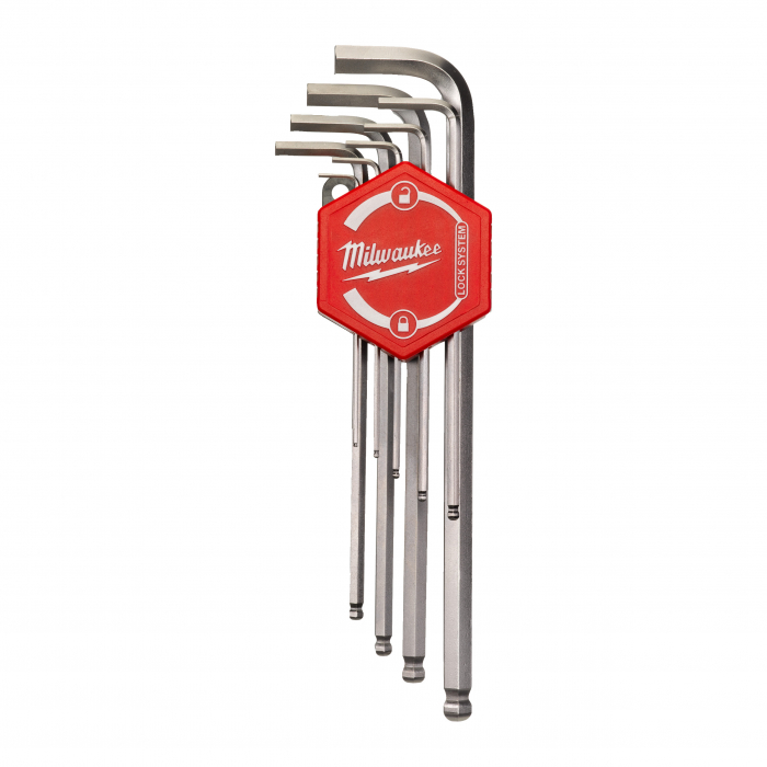 Set de 9 chei imbus hex 1.5-10mm, 4932478621 Milwaukee, MILWAUKEE [1]