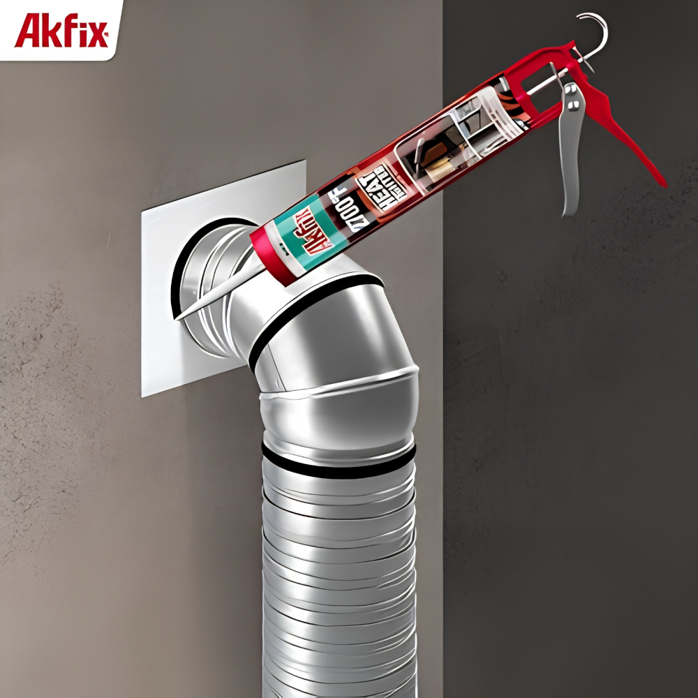 Sigiliu pentru semineu 1500 Heat Fighter, 280Ml, lichid, negru, Akfix [4]