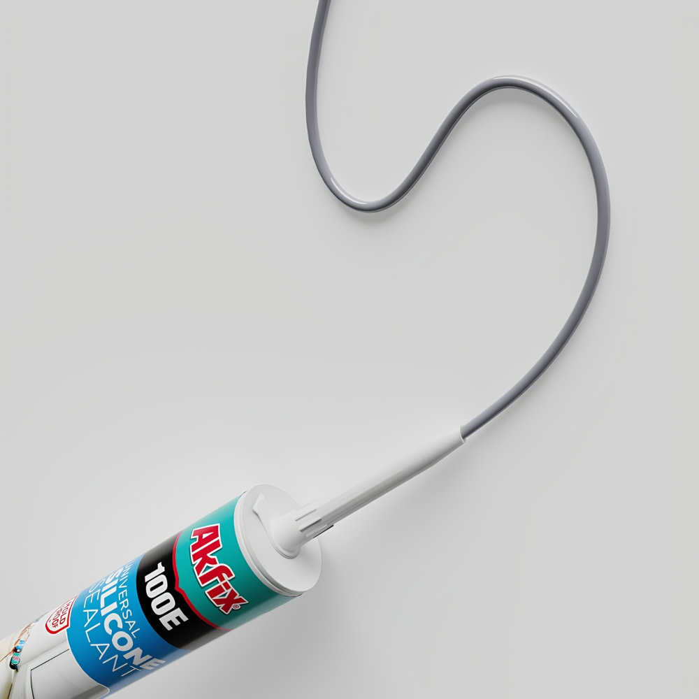Silicon etans universal, 100E, gri RAL7024, 280ml - Akfix [2]