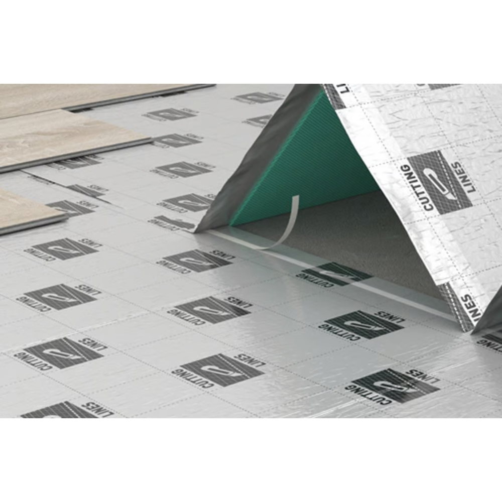 Substrat parchet laminat Arbiton Secura Extra AquaStop Smart 3 in 1, polistiren extrudat + folie PET + banda adeziva, grosime 3mm, 5.1 x 1.18 m, 6 mp/pachet [6]