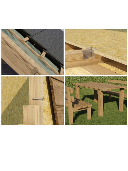 Surub autofiletant pentru lemn TORX 3.5x30mm, 500 bucăți/cutie - KMWHT-35030, Klimas Wkret-met [16]