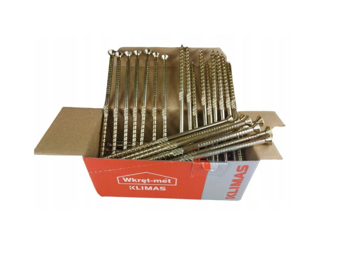 Surub pentru lemn TORX 8x400mm (50buc/cut) - WKCS-08400(50), Wrek-met KLIMAS [15]