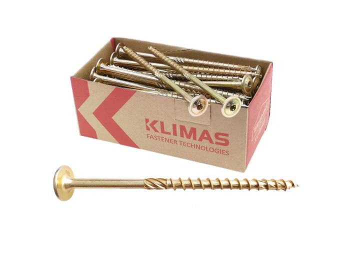 Surub pentru lemn TORX  8x120mm - WKCS-08120(50), Wrek-met KLIMAS [7]