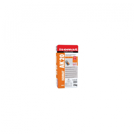 Materiale de constructii - Adeziv flexibil pentru toate tipurile de placi, Isomat AK 20, alb, 25 Kg