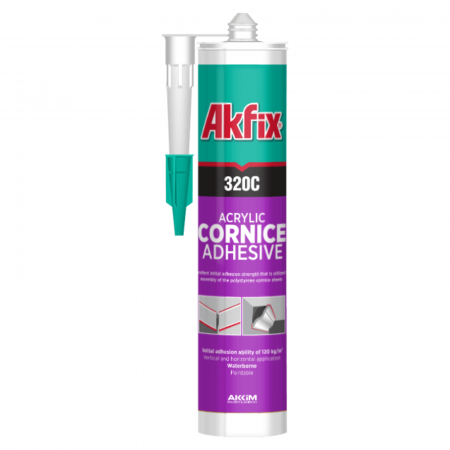 Adezivi montaj - Adeziv pentru cornisa 320C, Akfix, 310 ml