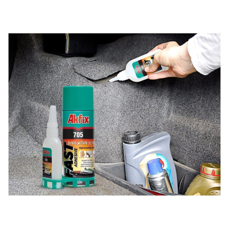 Adeziv universal cu intarire rapida 705, Akfix, 100gr+400ml [3]