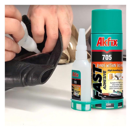 Adeziv universal cu intarire rapida 705, Akfix, 100gr+400ml [4]