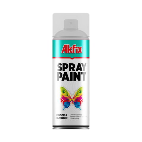Finisaje si amenajari interioare - AKFIX Vopsea spray gri pentru fier RAL 7011 400 ml (GW 380 g)