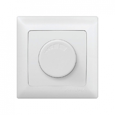 Prize, intrerupatoare si stechere - ANURA DIMMER INTRERUPATOR MARMARIS ALB (8/96)