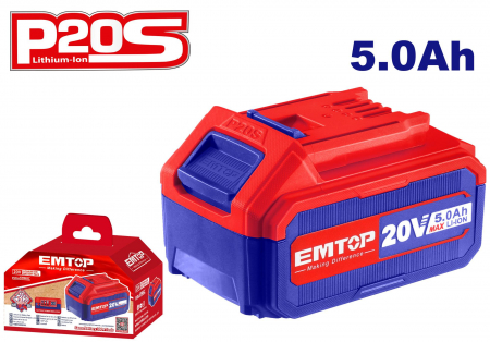 Acumulatori - Baterie de 20V, 5.0Ah, EMTOP
