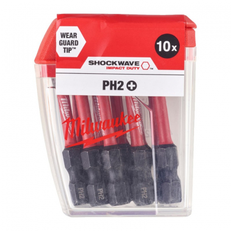 Biti - Bit de impact, Shockwave Impact Duty™, PH2x50mm - 10 buc (4932430855), MILWAUKEE