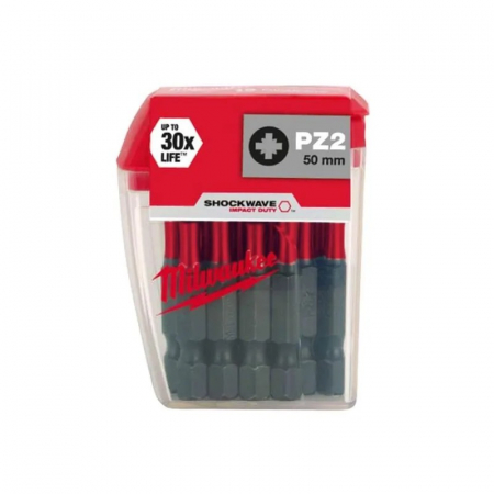 Accesorii si consumabile - Bit de impact, Shockwave Impact Duty™, PZ2x50mm - 10 bucăți, (4932430866), MILWAUKEE