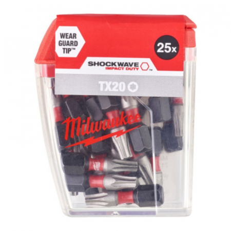 Biti - Bit de impact, Shockwave Impact Duty™, TX20x25mm - 25 buc (4932430875), MILWAUKEE