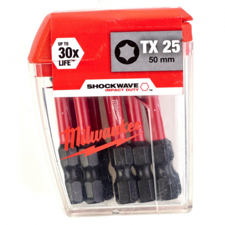 Biti - Bit de impact, Shockwave Impact Duty™, TX25x50mm - 10 buc (4932430882), MILWAUKEE