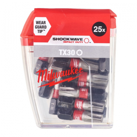 Biti - Bit de impact, Shockwave Impact Duty™, TX30x25mm - 25 buc (4932430886), MILWAUKEE