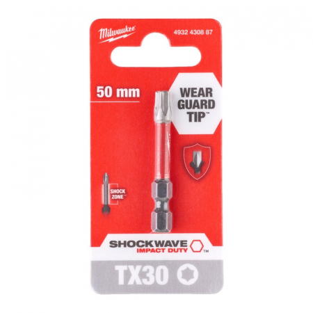 Biti - Bit de impact, Shockwave Impact Duty™, TX30x50mm - 1 buc (4932430887), MILWAUKEE