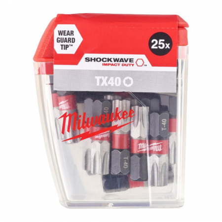 Biti - Bit de impact, Shockwave Impact Duty™, TX40x25mm - 25 buc (4932430889), MILWAUKEE
