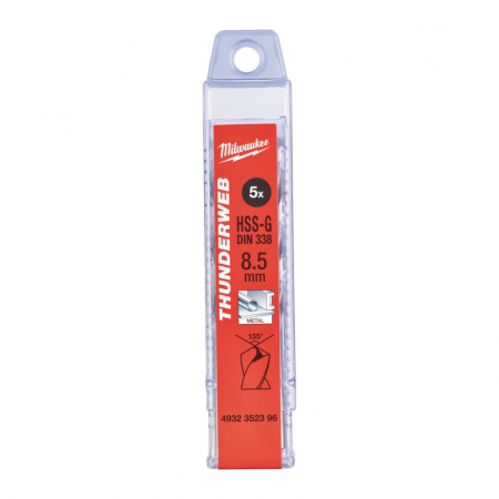 Burghie - Burghie pentru metal THUNDERWEB, rectificate, Ø8.5mm, 5 buc (4932352396), MILWAUKEE