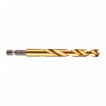 Scule electrice, unelte si accesorii - Burghiu HSS-G TIN RED HEX, 10mm - 1buc (48894723), MILWAUKEE