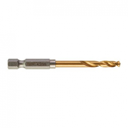 Burghie - Burghiu HSS-G TIN RED HEX, 4.5mm-1buc, 48894710 Milwaukee, MILWAUKEE