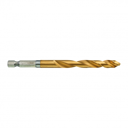 Burghie - Burghiu HSS-G TIN RED HEX, 8.0mm-1buc, 48894719 Milwaukee, MILWAUKEE