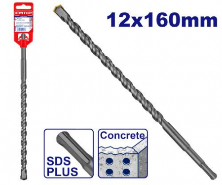 Burghie - Burghiu pentru beton, 12x160mm, EMTOP