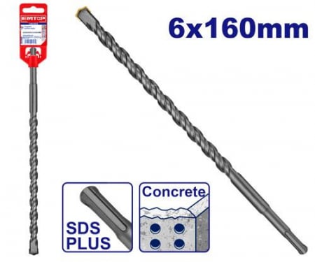 Burghie - Burghiu pentru beton, 6x160mm, EMTOP