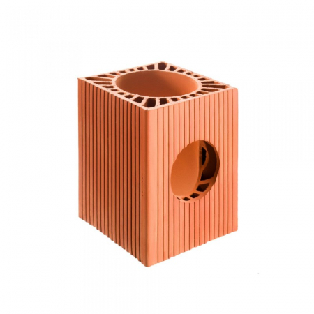 Zidarie - Caramida cos fum Kebe, pentru racordare, Ø 250 mm, 320 x 320 x 330mm, 3buc/ml
