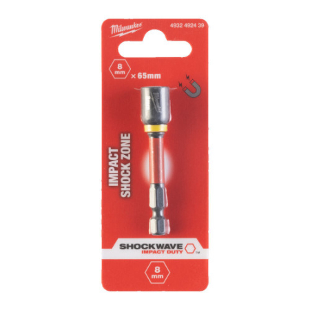 Cheie tubulara cu prindere de 1/4", 8x65mm, (4932492439), MILWAUKEE [1]