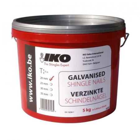 Sindrila bituminoasa si accesorii - Cuie sindrile bituminoase IKO, 20 mm - 5kg