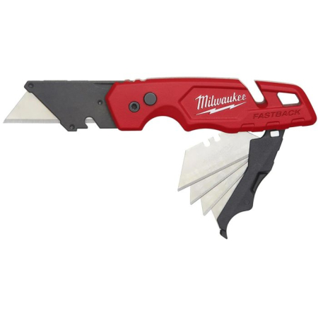 Cutter utilitar FASTBACK™, tip flip cu magazie pentru lame, (4932471358), MILWAUKEE [1]