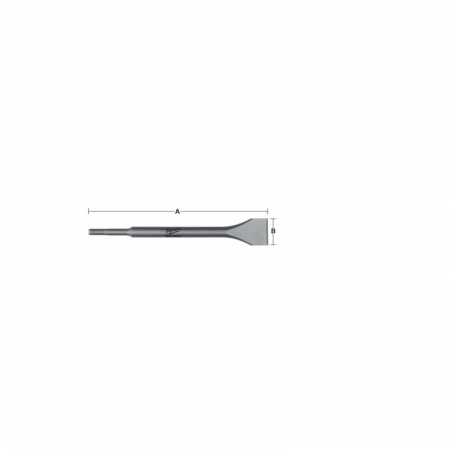 Dalti, spituri, leviere - Dalta lata SDS-plus, 250mm, (4932367146), MILWAUKEE