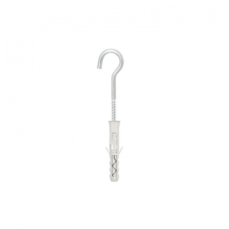 Dibluri cu carlig - Diblu cu expandare în 3 directii, cu Surub tip cârlig rotund, 12x60/7,5x97mm- 3 bucati/blister - BS-12, Wrek-met KLIMAS