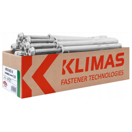 Diblu cu Surub, cap hexagonal si mufa TX40, 10x140/7x145mm - 25 bucati/cutie - KPR-FAST-10140K(25), Klimas Wkret-met [2]