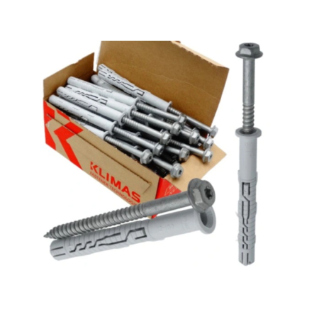 Diblu cu Surub, cap hexagonal si mufa TX40, 10x80/7x85mm - 50 bucati/cutie - KPR-FAST-10080K, Klimas Wkret-met [12]
