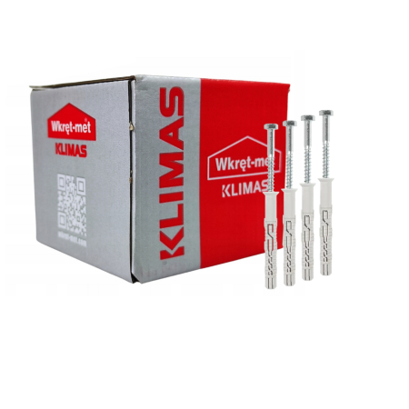 Diblu cu surub cu cap hex SW-14, 12x100 mm, 25 buc/cutie - Wrek-met KLIMAS [1]